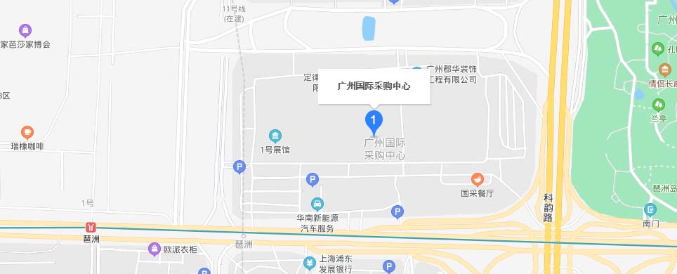 保利世贸博览馆家博会地图